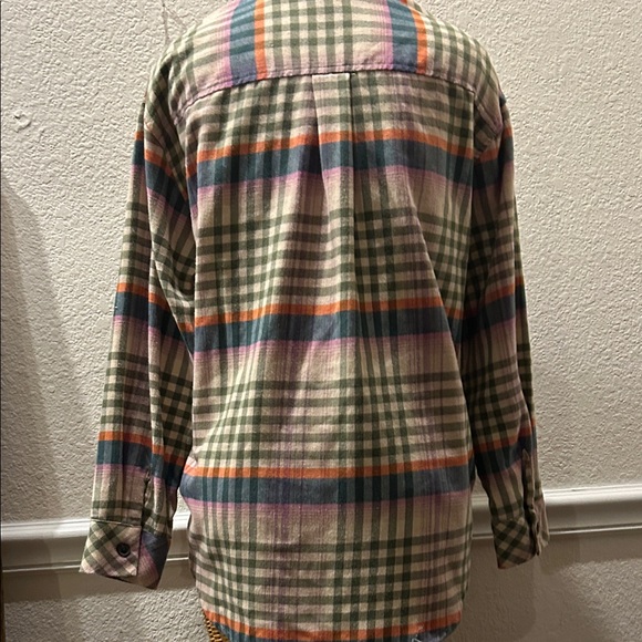 Wild Fable Multicolor Plaid Women’s Oversized XXS Shirt - Picture 3 of 8